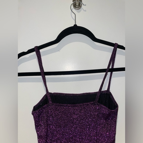 Forever 21 Puple Glittery Mini Dress - Picture 6 of 6